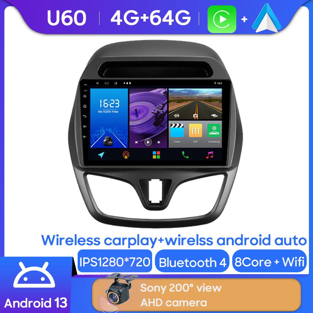 Android Multimedia For Chevrolet Spark Beat 2015 - 2018 Car Stereo CPU Radio QLED Player GPS Navigation Carplay Auto HDR 5G Wifi