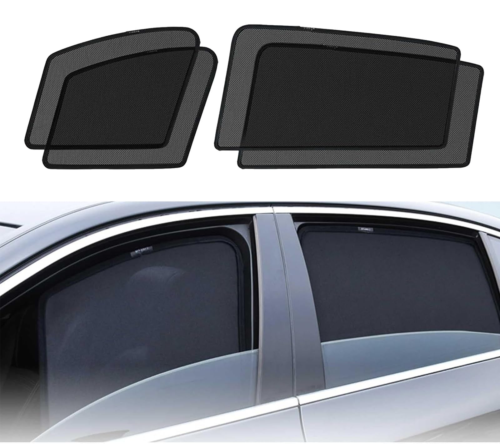 

Mitsubishi Outlander - PHEV 2023 - Текущее приложение, Автомобильные солнцезащитные шторки, Специальный дизайн, Солнце One size