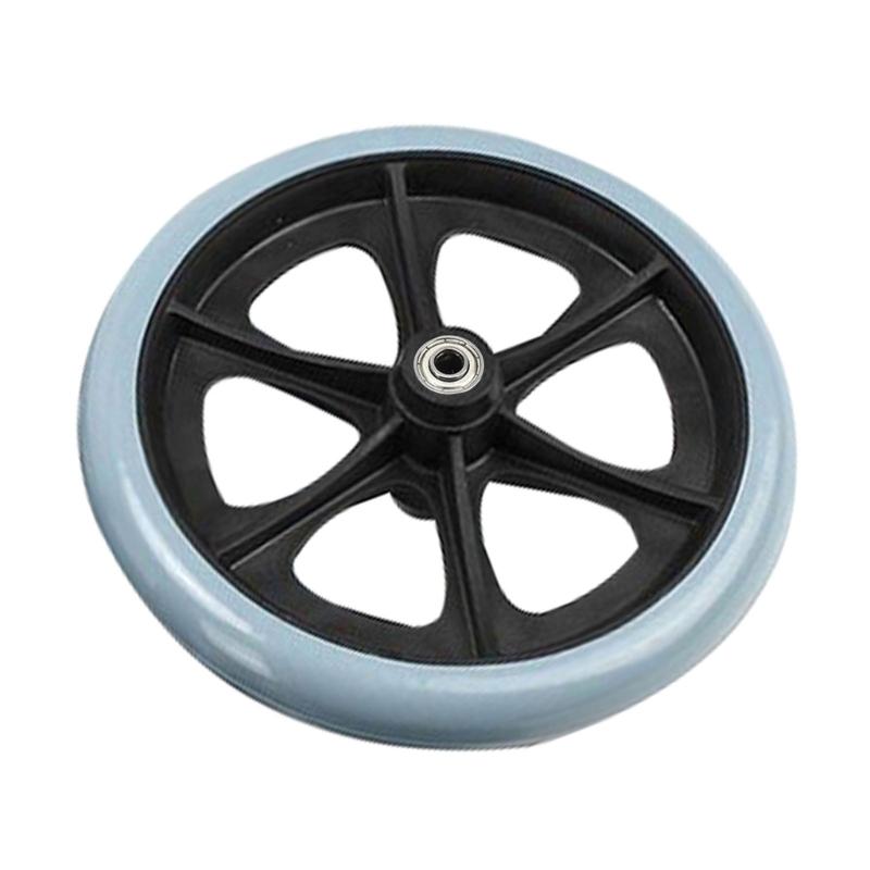 Wheelchair Front Wheel 6/8Inch Wear-resistant Solid Tire Wheels Supplies Durable