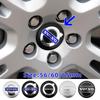 56mm 60mm 65mm Auto Radnabenkappe Felgenabdeckung Aufkleber Für XC40 XC60 V60 V40 XC90 V50 S60 V70 S90 AWD Auto Zubehör