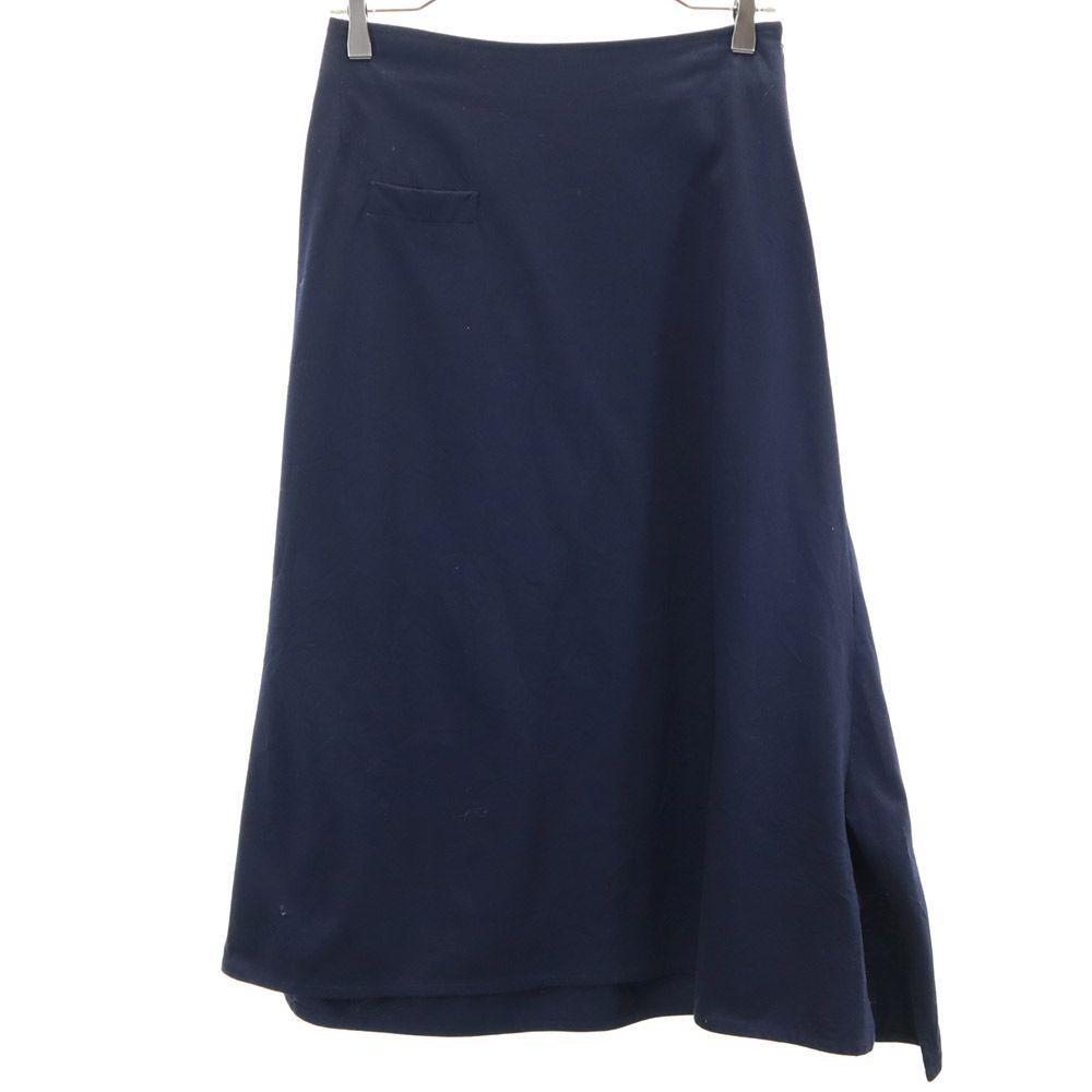 Yohji Yamamoto made in Japan Long length Wrinkles processing flare skirt Women Used