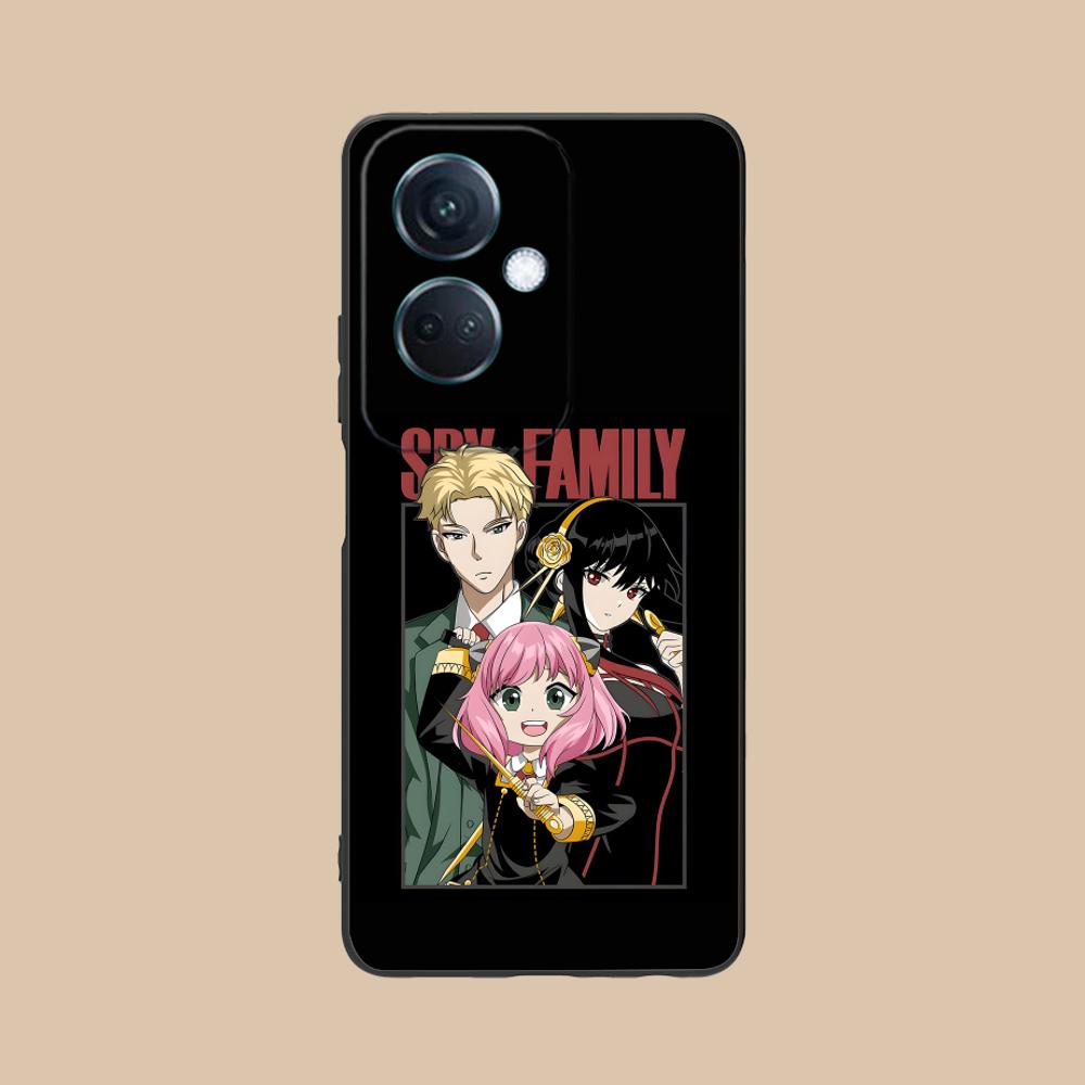 Anime Spy Family Mobile Phone Case for OPPO Reno 14 13 12 11 10 9 8 7 6 5 F T Pro 5G Colorful Printing Cover Luxury Cover Pretty