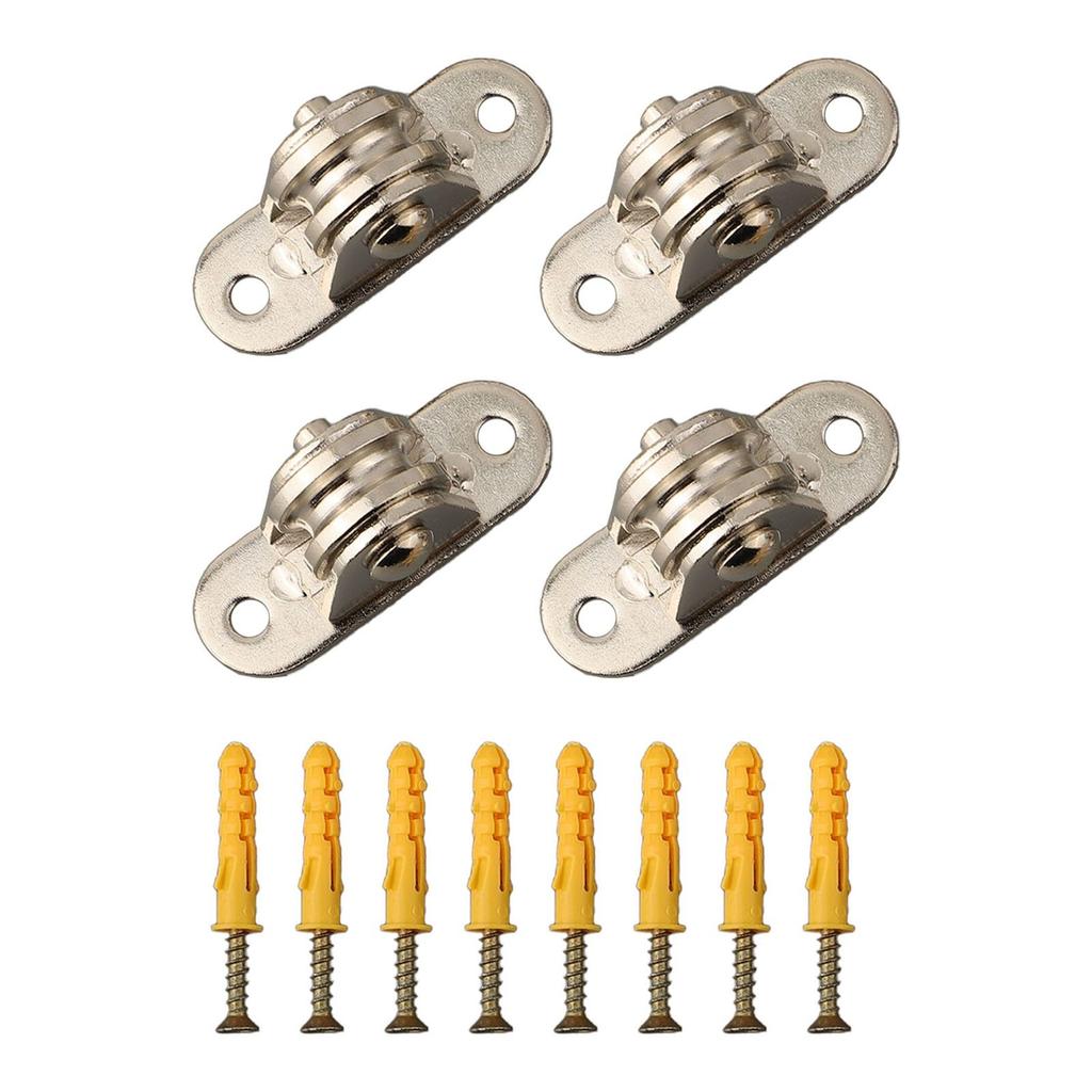 Gym-Sliding Gate Stainless Steel Groove Pulley Wheels Blocks Rollers With Screws