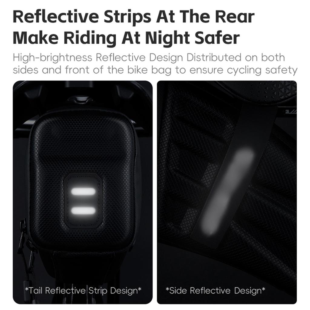 Bike Saddle Bag For Adult Bikes 1.8L Hard   Tail Bag For Riding Mountain Bike Accessories Bike St Bag