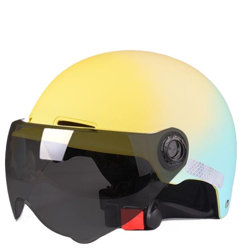 Parent-child Helmet Men's and Women's Universal Electric Vehicle Helmet Cute Summer Motorcycle Safety Half Helmet