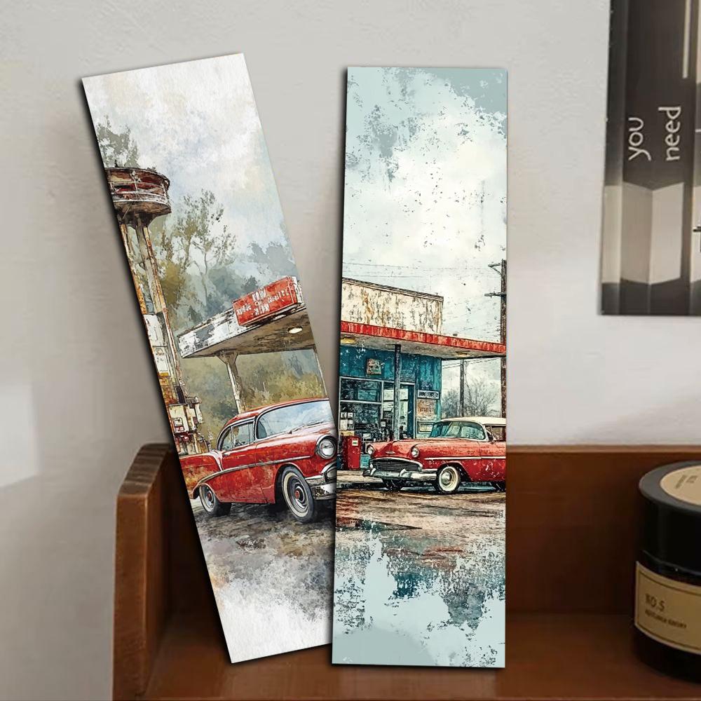 30PCS Retro and dilapidated Bookmarks Fairy Luggage Gifts Stationery Supplies Reading Book DIY Cardboard Aesthetic Bookmark