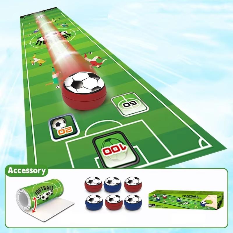 Portable Board Game Football Toy Mat Set Indoor Outdoor Travel Match Multiplayer Interactive Party Table Ball Game Toys for Kids