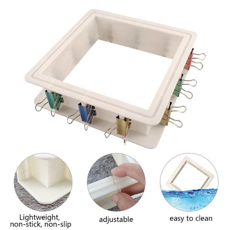 Adjustable Mold Housing Silicone Mold Making Kit for Make Own Silicone Molds Silicone Mold Maker for DIY Molds Making