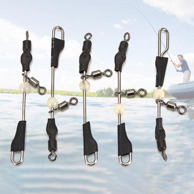 5 Pcs Fishing Swivels Connector Ball Bearing Swivels Connector Long-Lasting Fishing Snap Swivel for Freshwater Saltwater Fishing