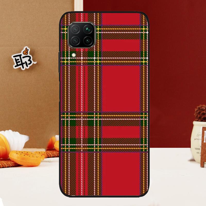 Clan Stewart Dress Plaid Pattern For Huawei Nova Y70 Y91 Y90 Y60 Y61 Y72 Y73 3i 7i 8i 11i 12i 9 10 SE P20 P30 P40 Lite Case
