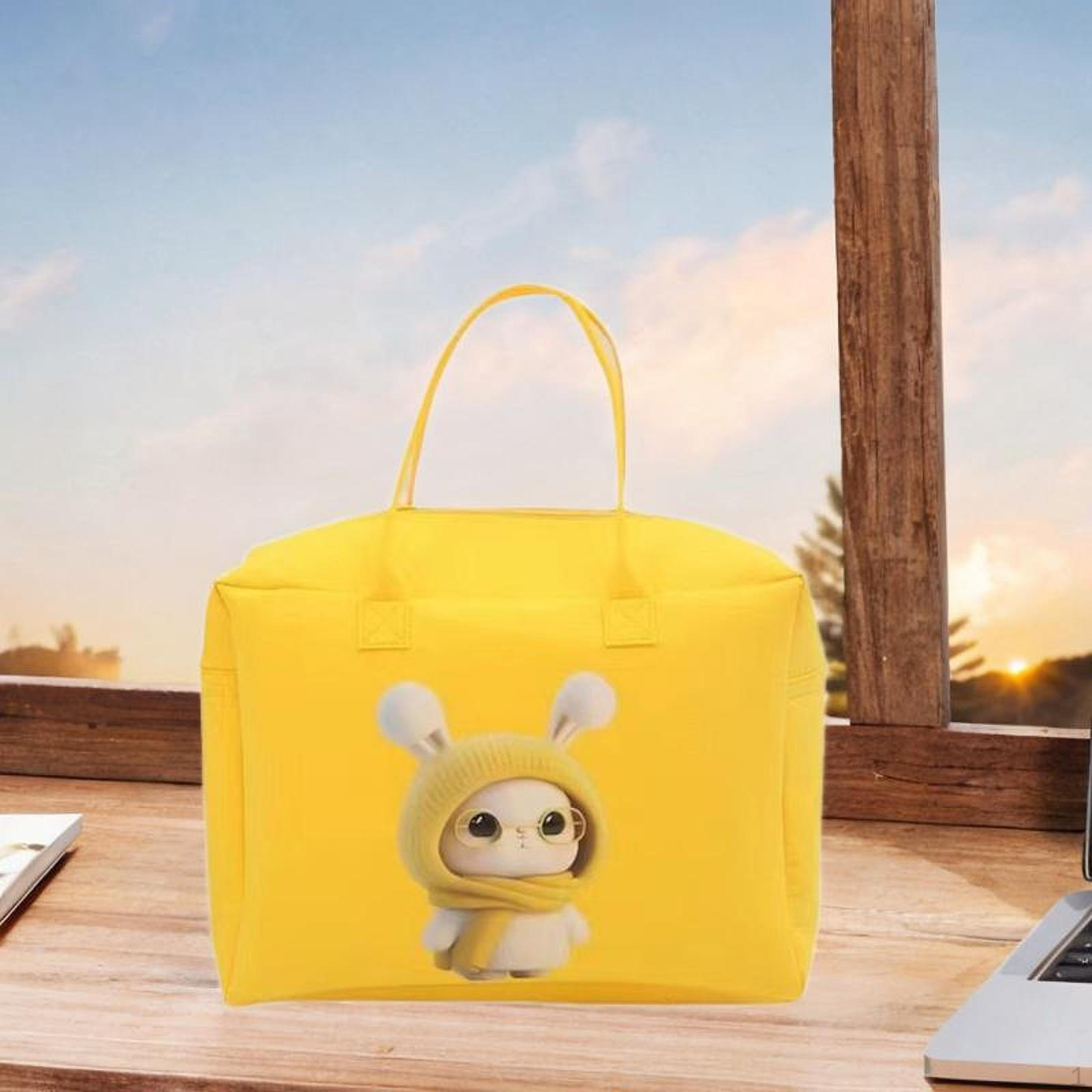 Stylish Travel Cosmetic Bag for Everyday Use And Events Yellow Bunny