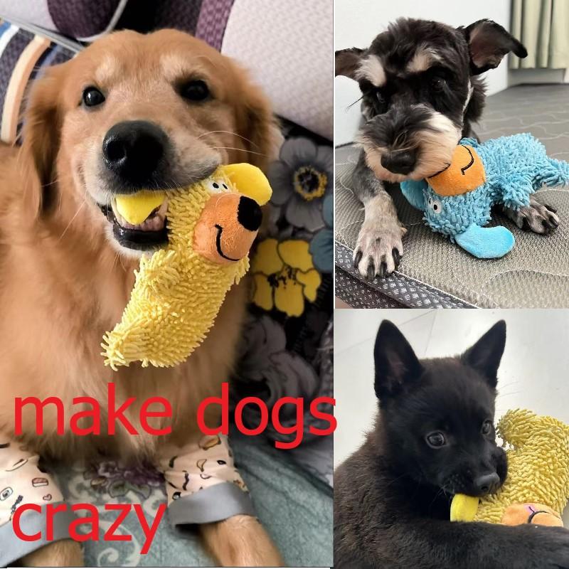 Hundespielzeug Kauspielzeug Interaktives Plüschhund Quietschespielzeug Mikrofaserball Monster Spielzeug Anwendbar auf Hundespielzeug Kauer Geeignet Kleiner Mittlerer Hund Haustierbedarf