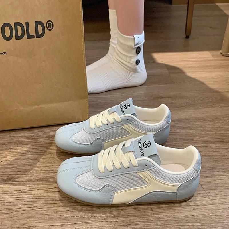 Fashion Casual Sport Sneaker Women Flats Shoes Mesh Sandals 2025 Trend Summer Comfort Breathable Soft Sole Running