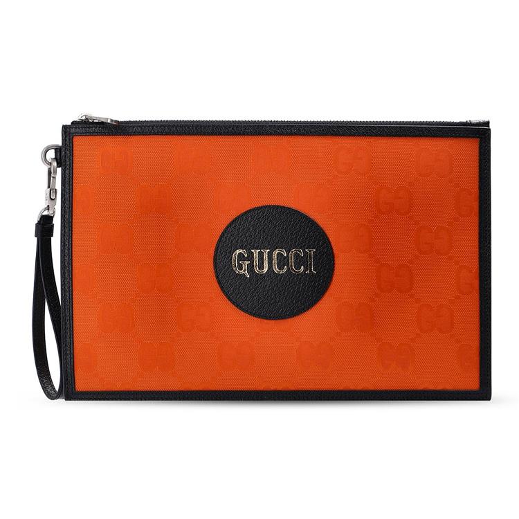 

GUCCI Off The Grid logo nylon and leather handbag for men and women orange/black One Size-Gift Set(Basic Set+Box+Shopping Bag) чорний/помаранчевий