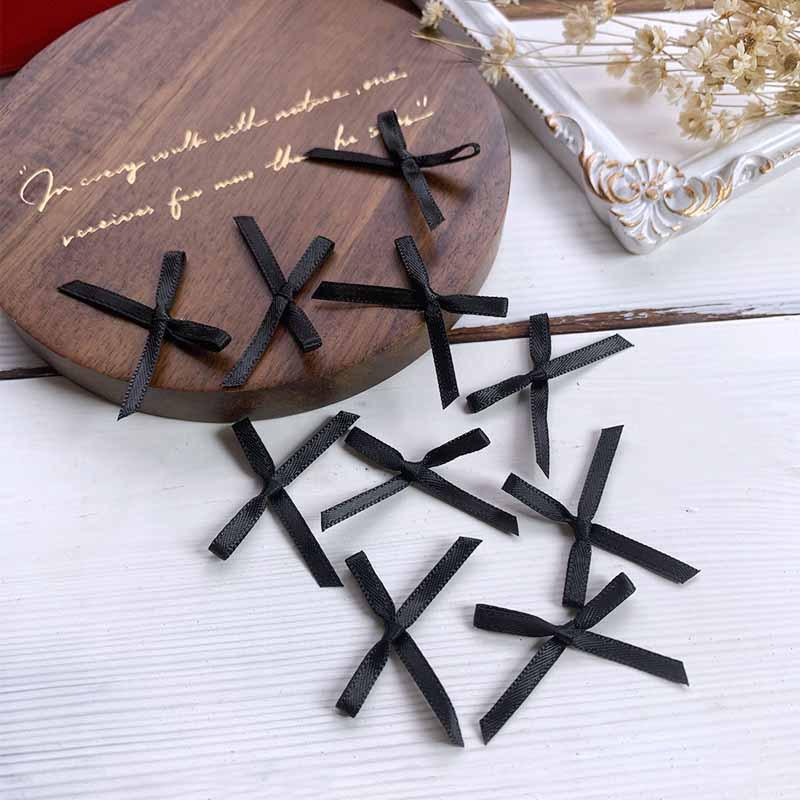 Adorno de Encaje con Lazos de Cinta de 0,3 cm para Accesorios de Ropa Lolita