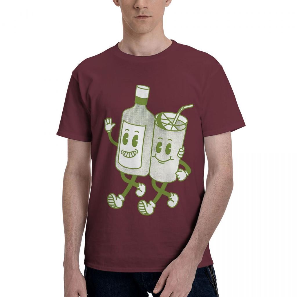 GIN AND TONIC Meme 100 Cotton Casual Breathable Confortable TShirt Mens Clothing Brands Men Clothes