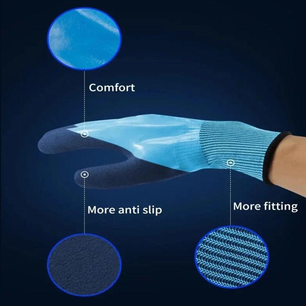 Latex Protective Gloves Waterproof Safety Work Gloves Dust-Proof Gardening Gloves  Garden