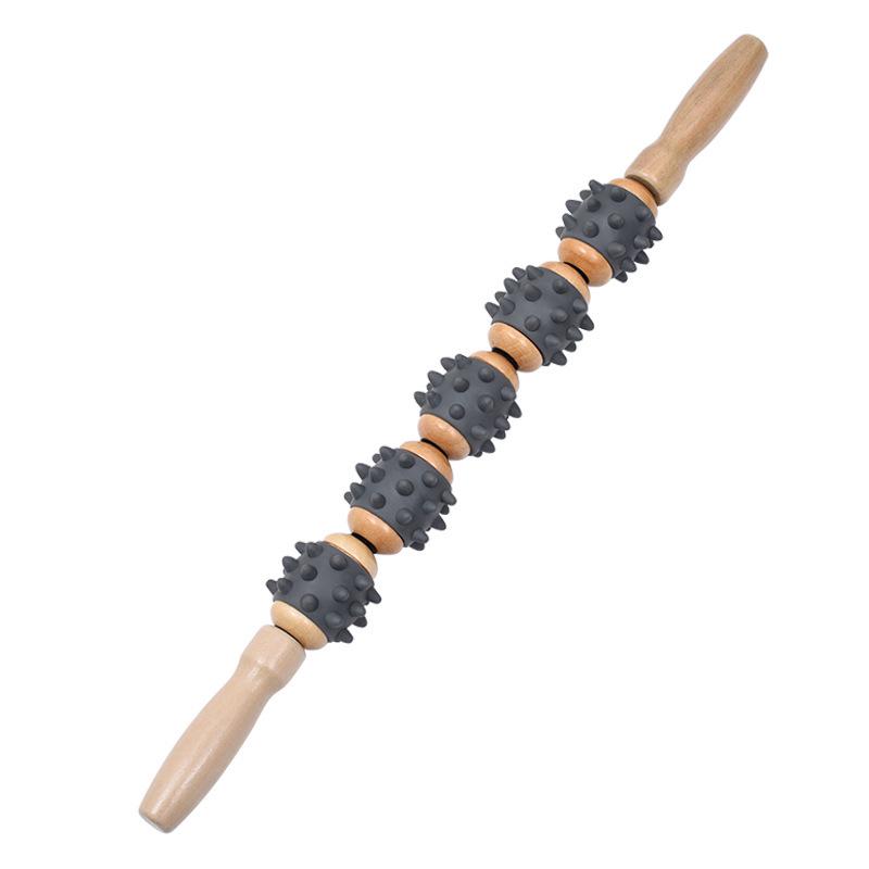 Wolf Tooth Wooden Back and Abdominal Massager Roller