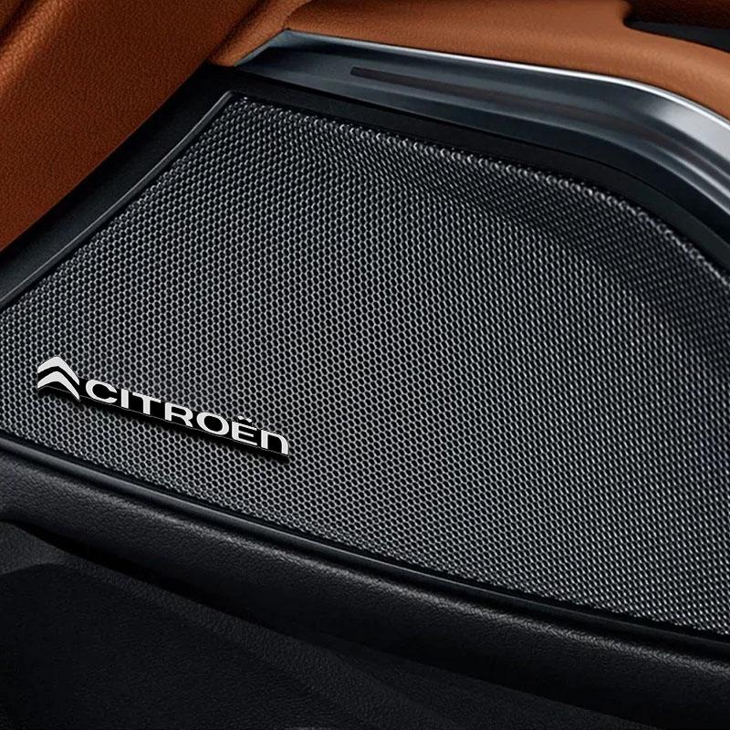 Car Audio Decorate 3D Aluminum Badge Emblem 3D Sticker For Citroen C1 C2 C3 C4 C5 C6 C8 C4L DS3 DS4 DS5 LS DS6 Grand Picasso