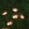 Charming Metal Mushroom Garden Stakes Mushroom Ground Decoration  Outdoor Garden Bonsai Decor