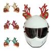 3D Motorcycle Helmet Decoration Creative Motorcycle Helmet Antlers  Holiday Atmosphere