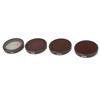 4 Pack Action Camera Fiter Set Aluminum Alloy Frame Include CPL ND8 ND16 ND32 Lens Filter for