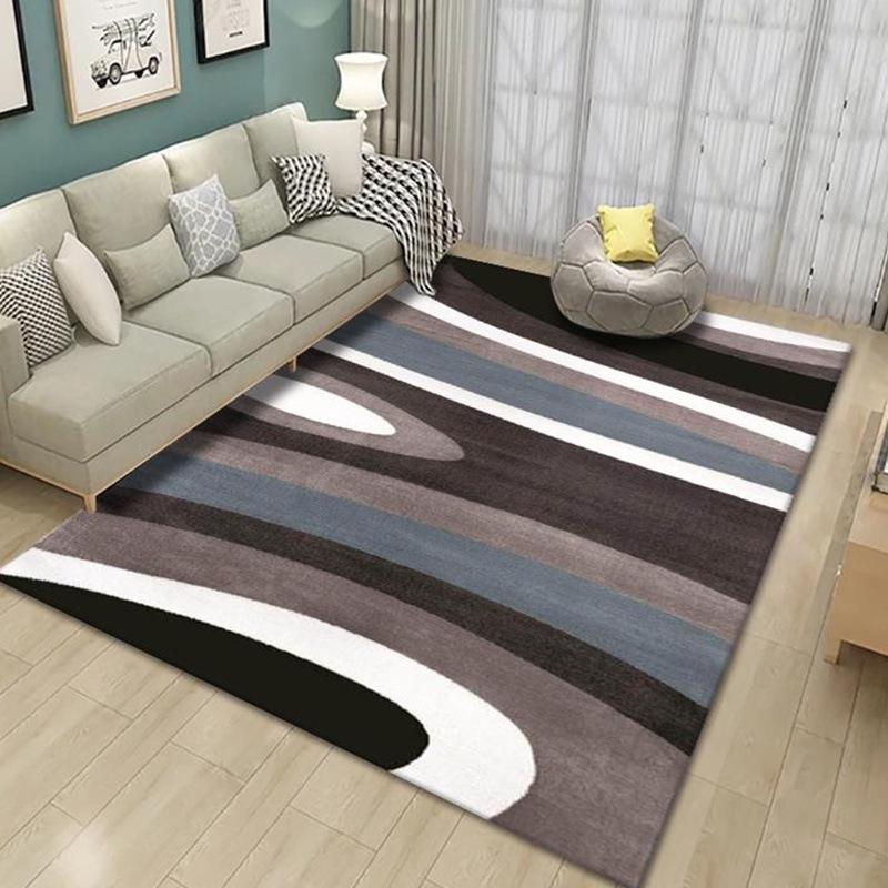 Modern Nordic Rectangular Carpet for Living Room, Bedroom, and Sofa Area