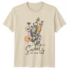 Sweet As Can Bee Floral Bee TShirt Nature Lover Gift Tee