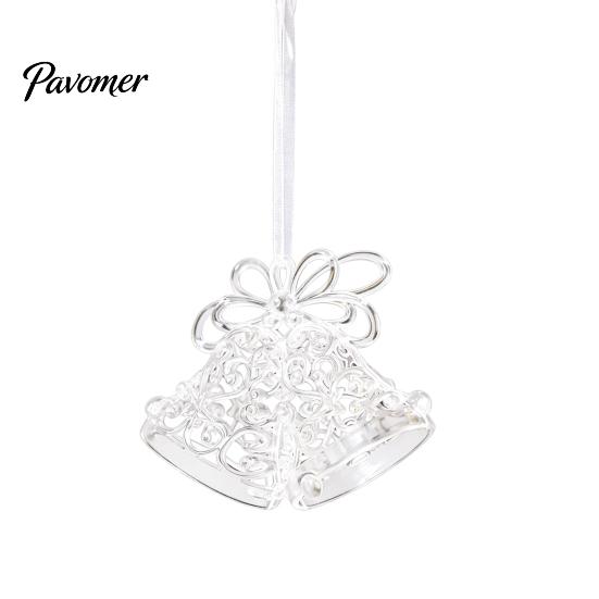Durable Acrylic Hanging Decors Faux Crystal Christmas Ornaments, Clear Reindeer/Bell/Wreath/Wine Glass Winter Modern Holiday Ornament Collection