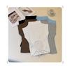Women's Slim-Fit Open-Back T-Shirt: Summer Sleeveless, Half-High Collar, Hot Girl Style