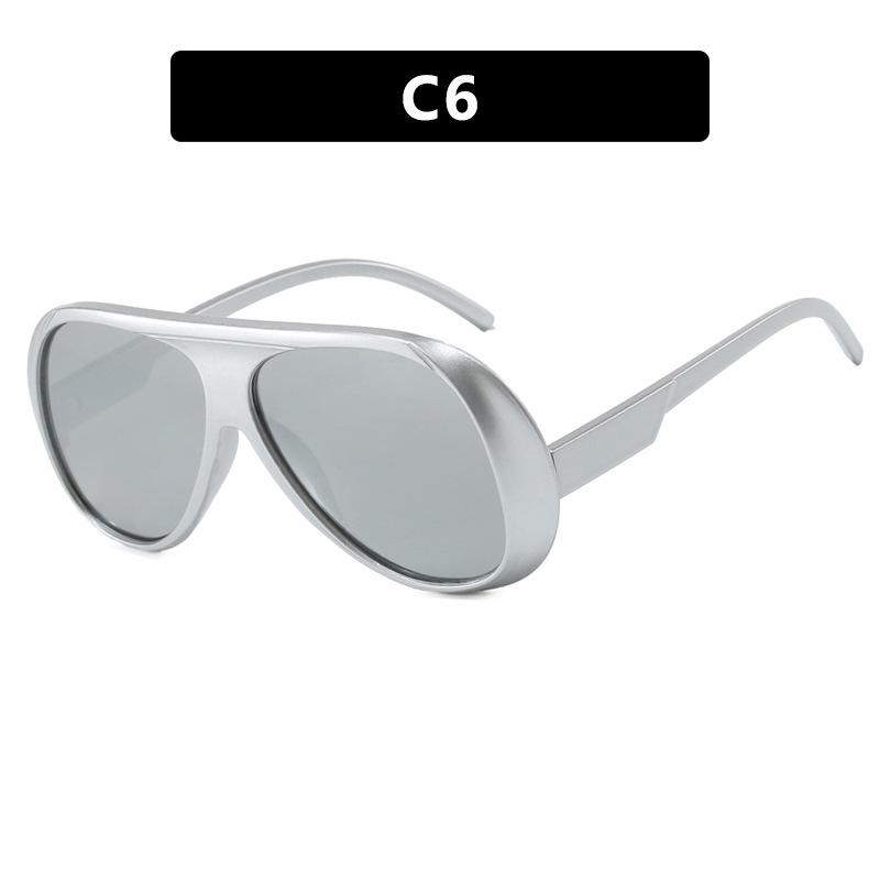

Wholesale Fashion Oversized Oval Sunglasses Latest Glasses for Women Trendy Large Frame UV400 Protection Multiple Color Options as pictures
