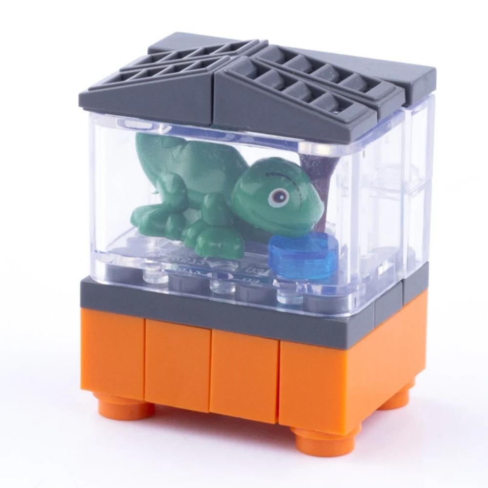 MOC Stadthaus Möbel Bausteine Set Toilette Aquarium Bett Klavier Fernseher Sofa Couch Pendeluhr Kochbank Steine Spielzeug