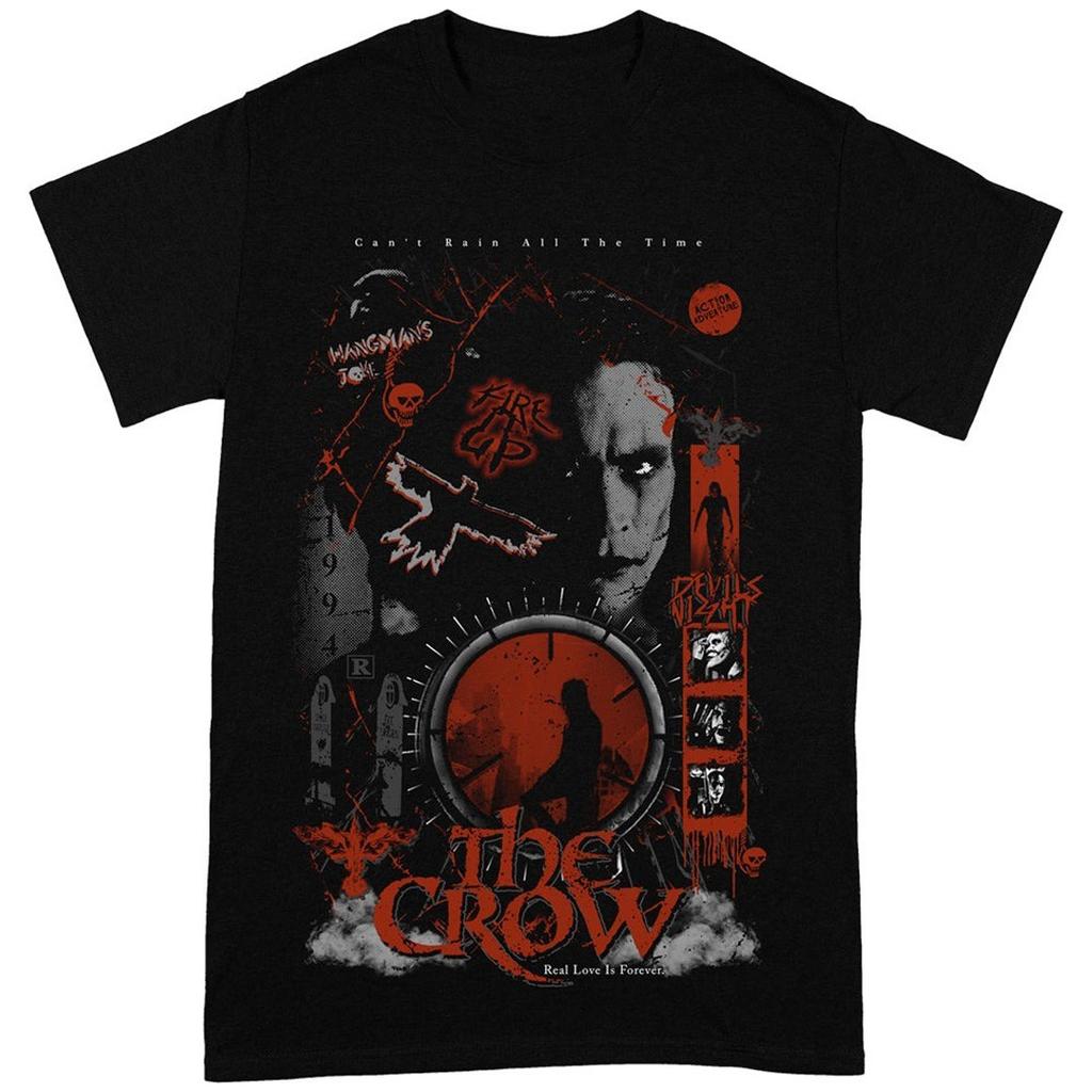 Karga 'Ölüm Geliyor' Korku filmi grafik Tişört Unisex Kısa Kollu S-5XL