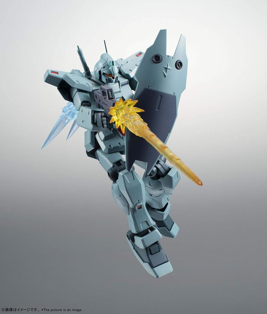 TAMASHII NATIONS ROBOT Spirits Mobile Suit Gundam 0083 Jim Custom 125 mm bemalte bewegliche Figur [SIDE MS] RGM-79N ver. A.N.I.M.E. Ca.. ABS und PVC