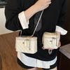 Elegant 2025 Argyle Chain Crossbody Bag for Women - Niche Fragrant Style, Compact Shoulder Design