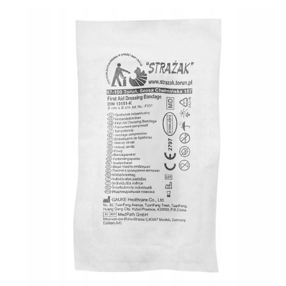 Individual Dressing K 6 × 8 Sterile First Aid Dressing 1 Piece