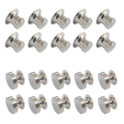 10 Stück Feststellbare Anstecknadel-Verschlüsse Nadelhalter Verschluss Magnetische Metall-Anstecknadel-Verschlüsse Rückseite DIY Zubehör Schnalle Brosche Sicherheitsnadel Kappe