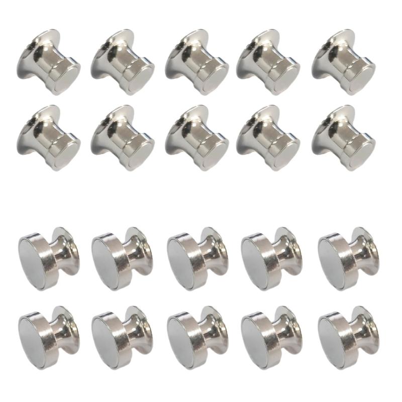 10pc Locking Pin Backs Lock Pin Keepers Clasp Magnetic Metal Pin Locks Back DIY Accessories Buckle Brooch Safety Pin Cap