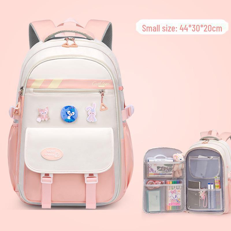 

Сверхлегкий школьный рюкзак, большая вместимость для учеников начальной и старшей школы, модный дизайн Trumpet розовый