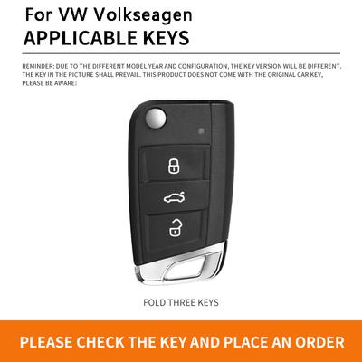 Hot TPU Car Remote Key Case Cover Shell Bag for Volkswagen VW Polo Golf 7 MK7 Tiguan Passat Jetta E-golf Auto Keychain Accessori
