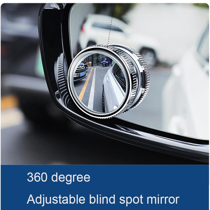 2ks Zrcátko pro slepý úhel pro dopravní zrcátko v autě Zrcátko zpětné zrcátko do auta Full Vision 360 Wide Anger parkovací asistent vypouklé zrcátko