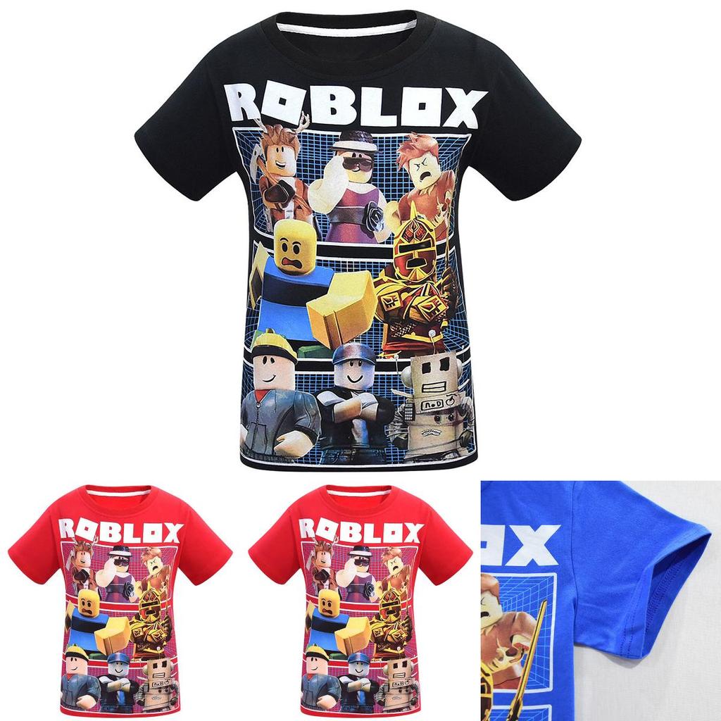 Lebhaftes Roblox Charakter Spiel T-Shirt für Kinder mit bequemer Baumwolle