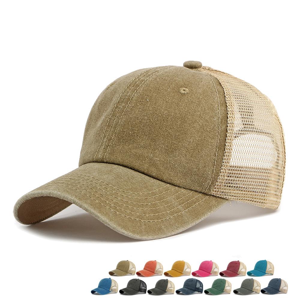 Men Breathable Mesh Baseball Cap Women's Sunscreen Sun Hat Summer Cap