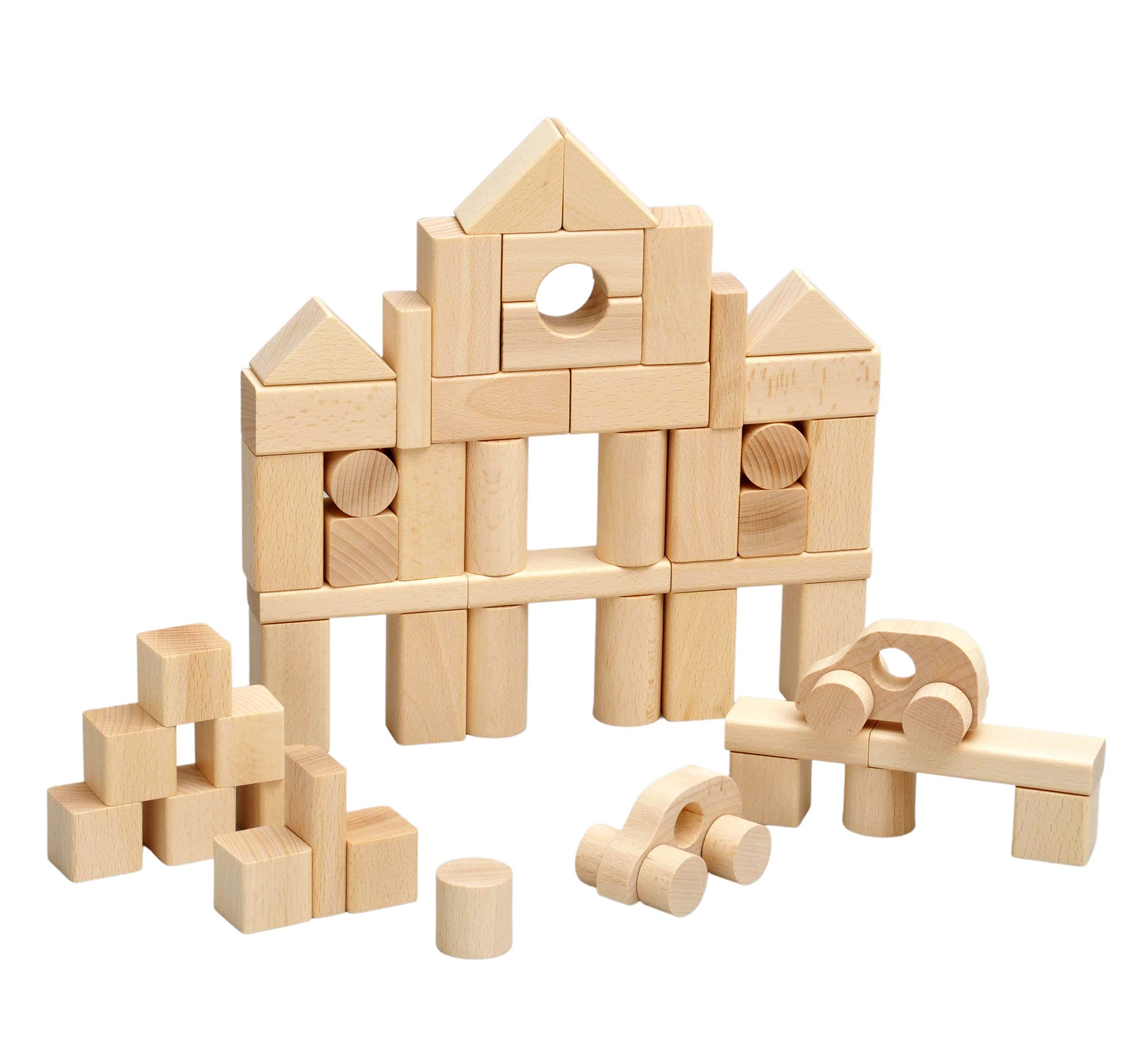 

Sakai Sangyo Gujo Hachiman Car Building Made in Japan 48 Suitable for Ages 18 Months 18 Wooden Building Blocks Blocks, Pieces, - Months,