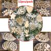 DIY Gifts Drop Pendant Christmas Tree Decoration Xmas Hanging Snowflake/Star/Angel Wooden Ornaments