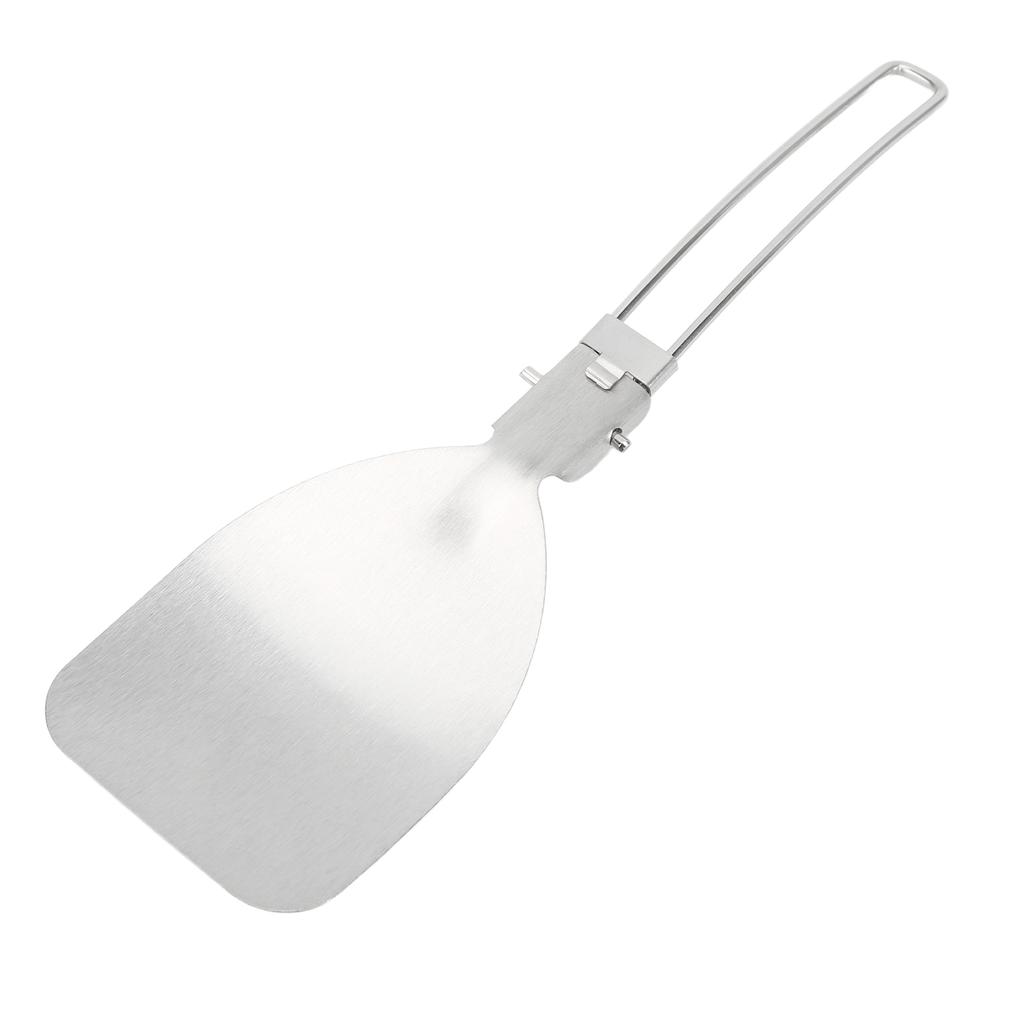 Cooking Spoon 304 Stainless Steel Prevent Scalding Folding Kitchen Rice Spoon for Outdoor Picnics Camping