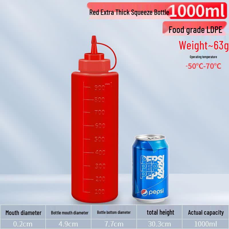 Plastic Squeeze Sauce Bottle