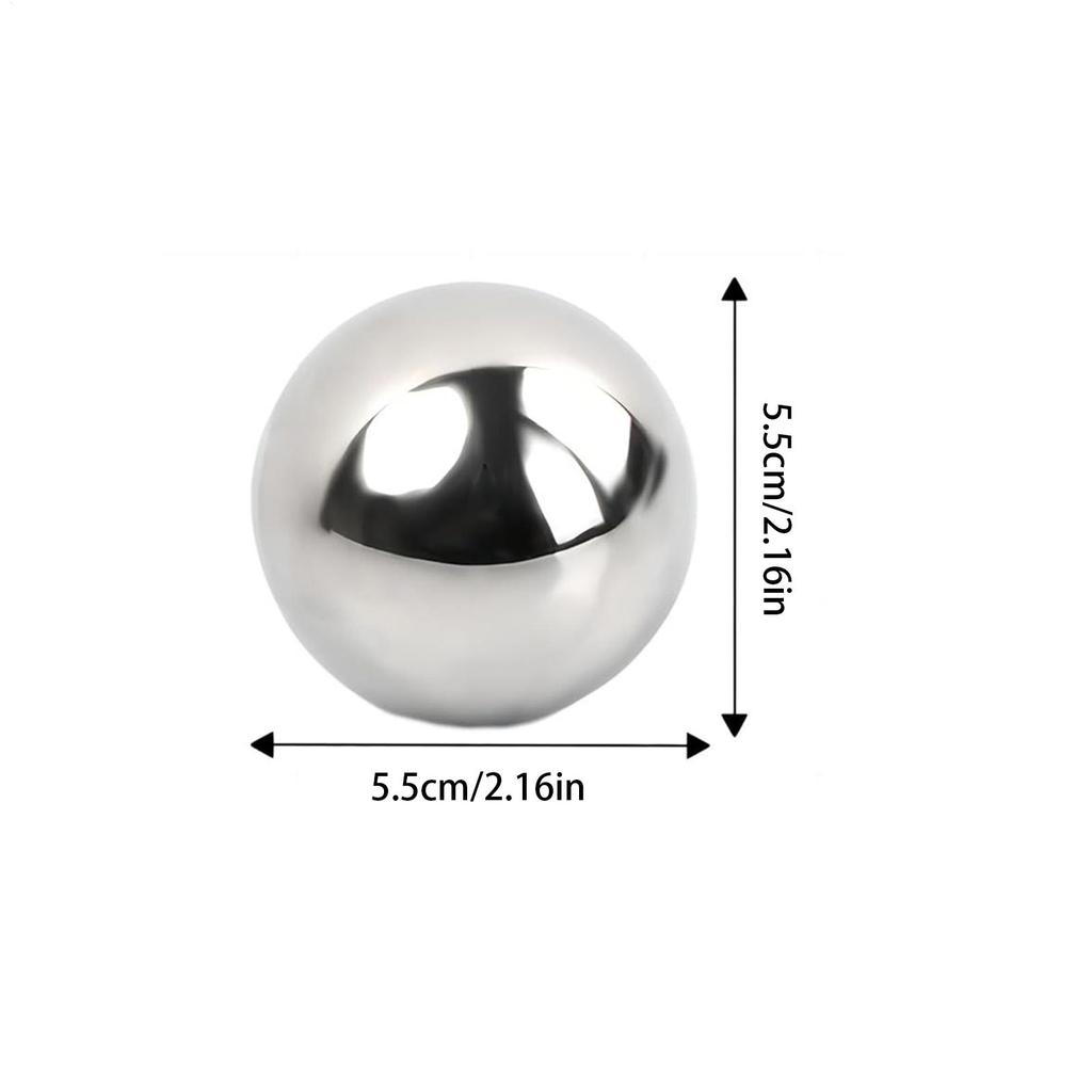 Metal Ice Cubes 55mm Reusable Round Whiskey Stones Kitchen Utensils Gadgets For Cool Drinks Coffee Beer Vodka Chocolate Fruit