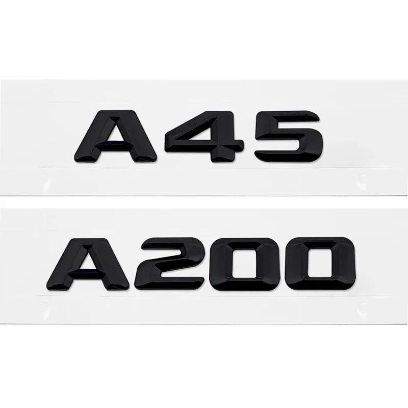Stop ABS Naklejka z Emblematem na Klapę Bagażnika Samochodu dla Mercedes Benz Klasa A A45 A63 A140 A160 A180 A200 A220 A250 A260 Emblemat Tylnego Bagażnika