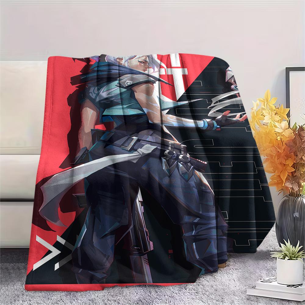 VALORANT Print Flannel Blanket,High Quality Comfortable for All Seasons,Home Decor,Warmth and Comfort,Perfect for Christmas Gifts